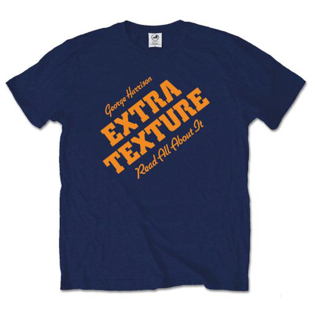 George Harrison - Extra Texture Heren Tshirt - Blauw
